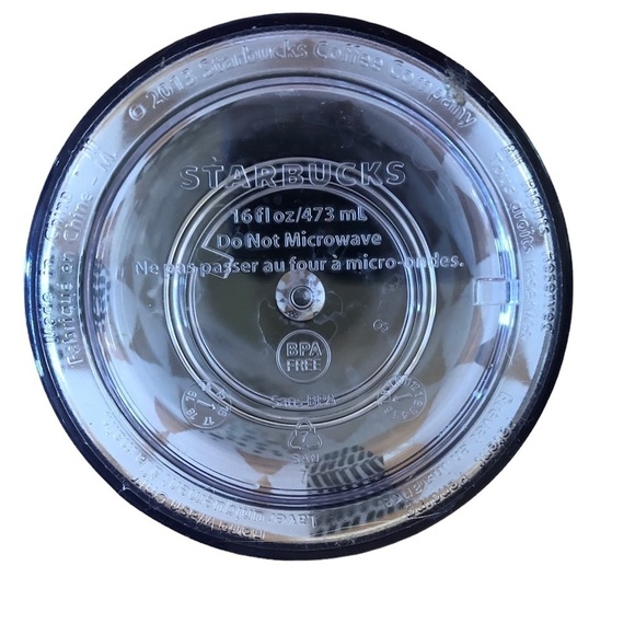 Starbucks Tumbler 16 oz Insulated 2013 Christmas Holiday Trees Silver Gold Logo - Picture 3 of 5